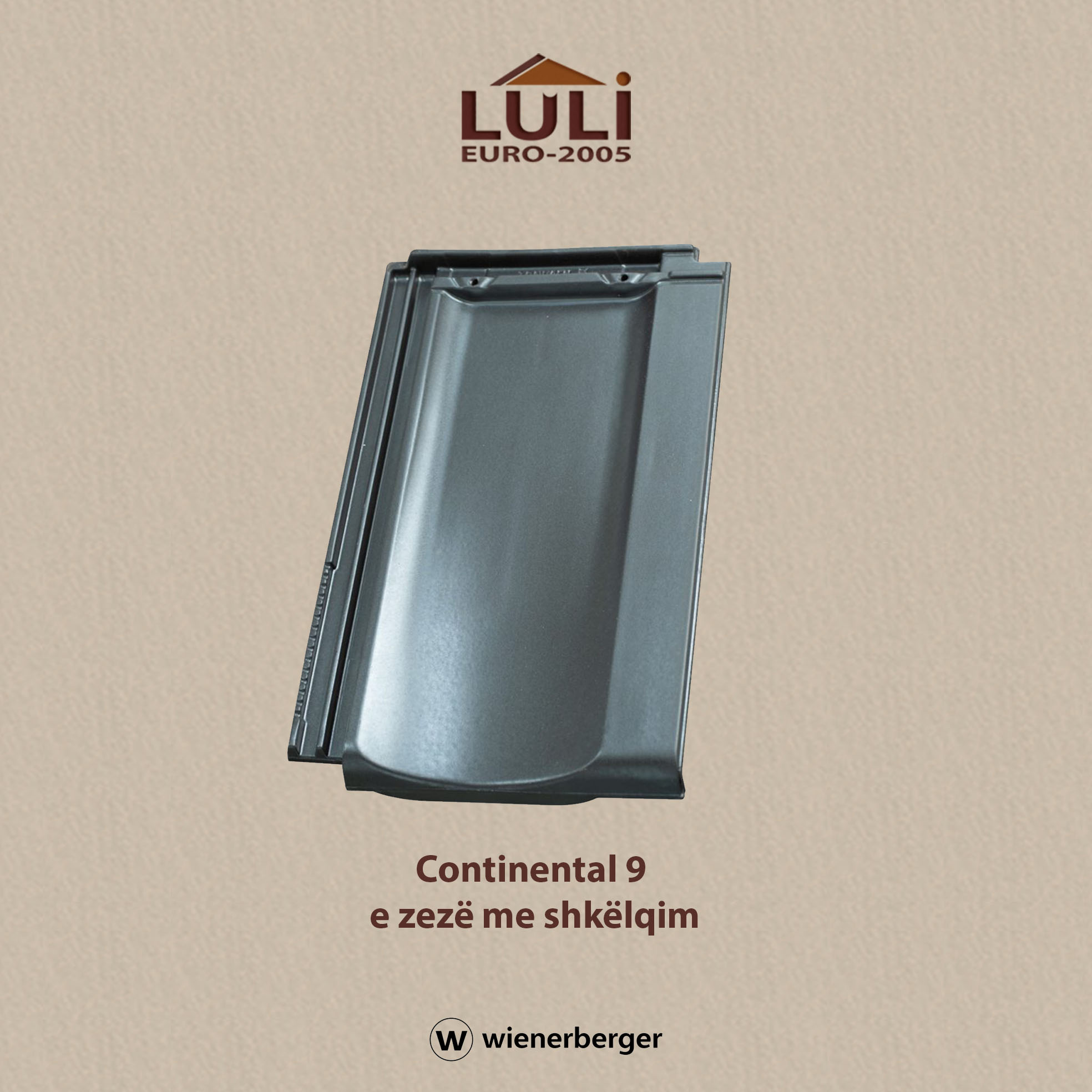 Continental 9 e zezë me shkëlqim