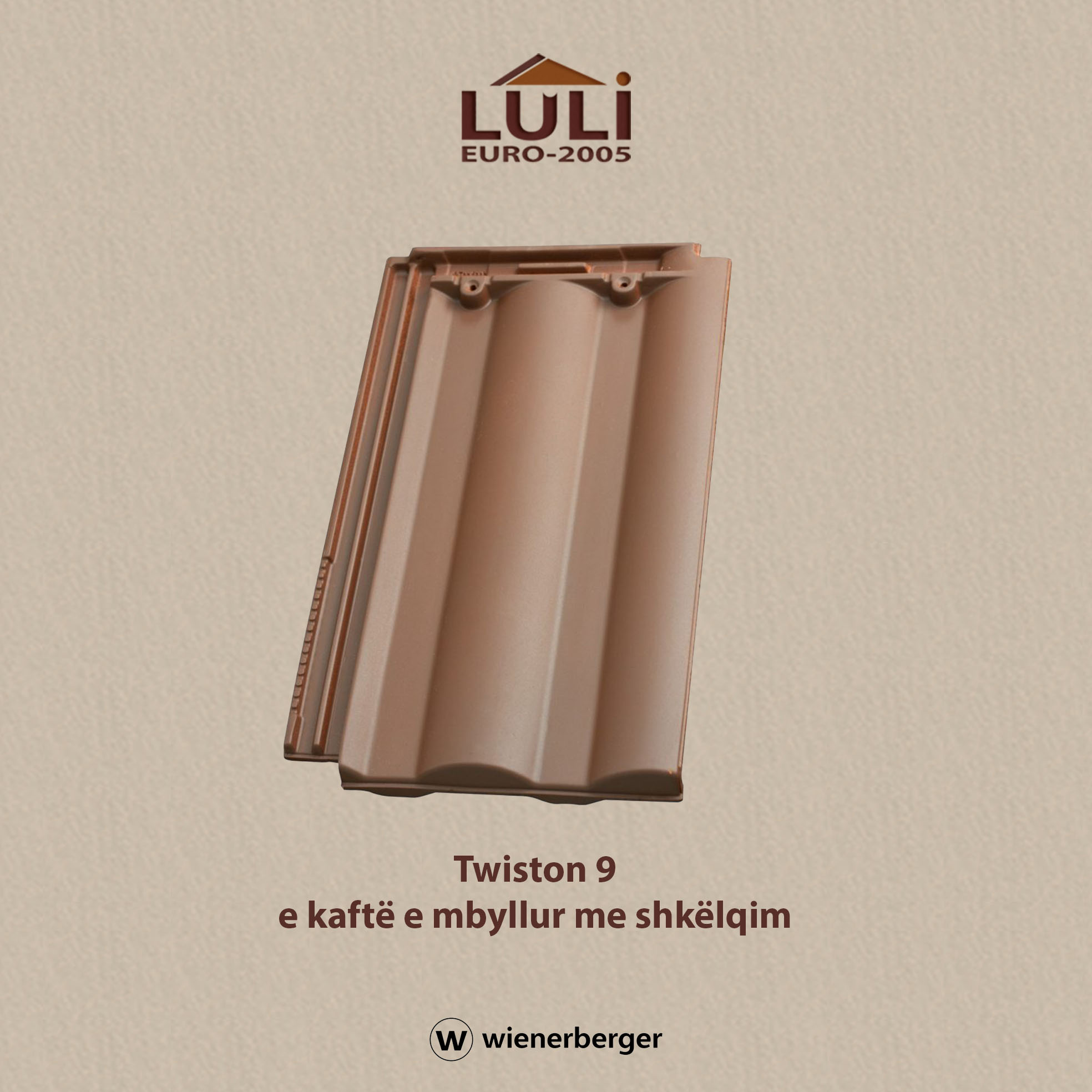 Twiston 9 e kafte e mbyllur me shkelqim